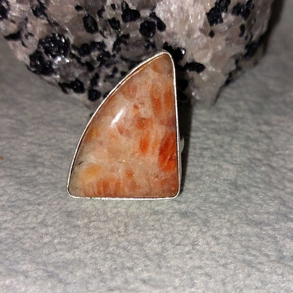 Sunstone Statement Ring Size 5